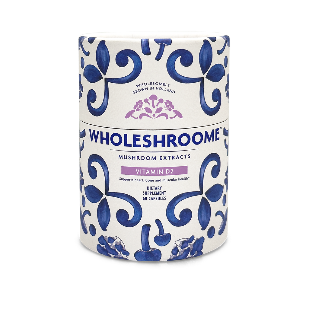 VITAMIN D2 PlantBased, 100 Organic, HighDose Mushroom Supplement